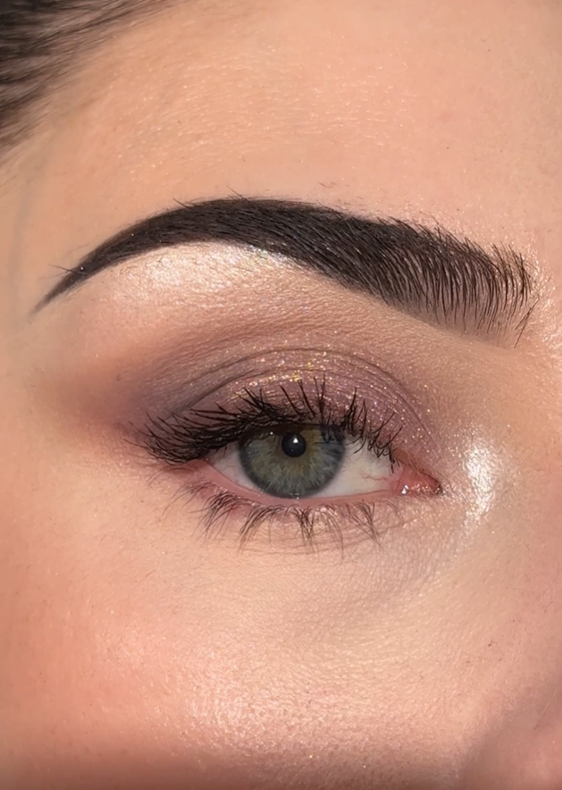 Mooie oogschaduw voor blauwe ogen