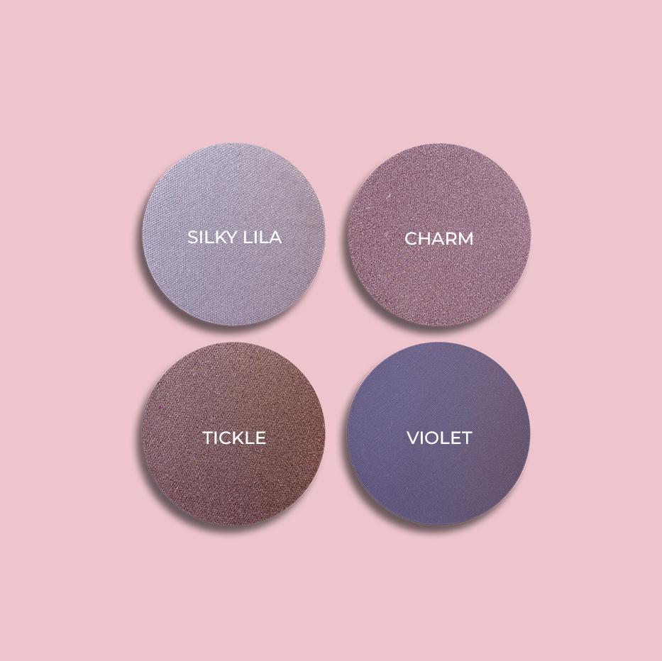 Pressed Eyeshadow Set - Violet Charming