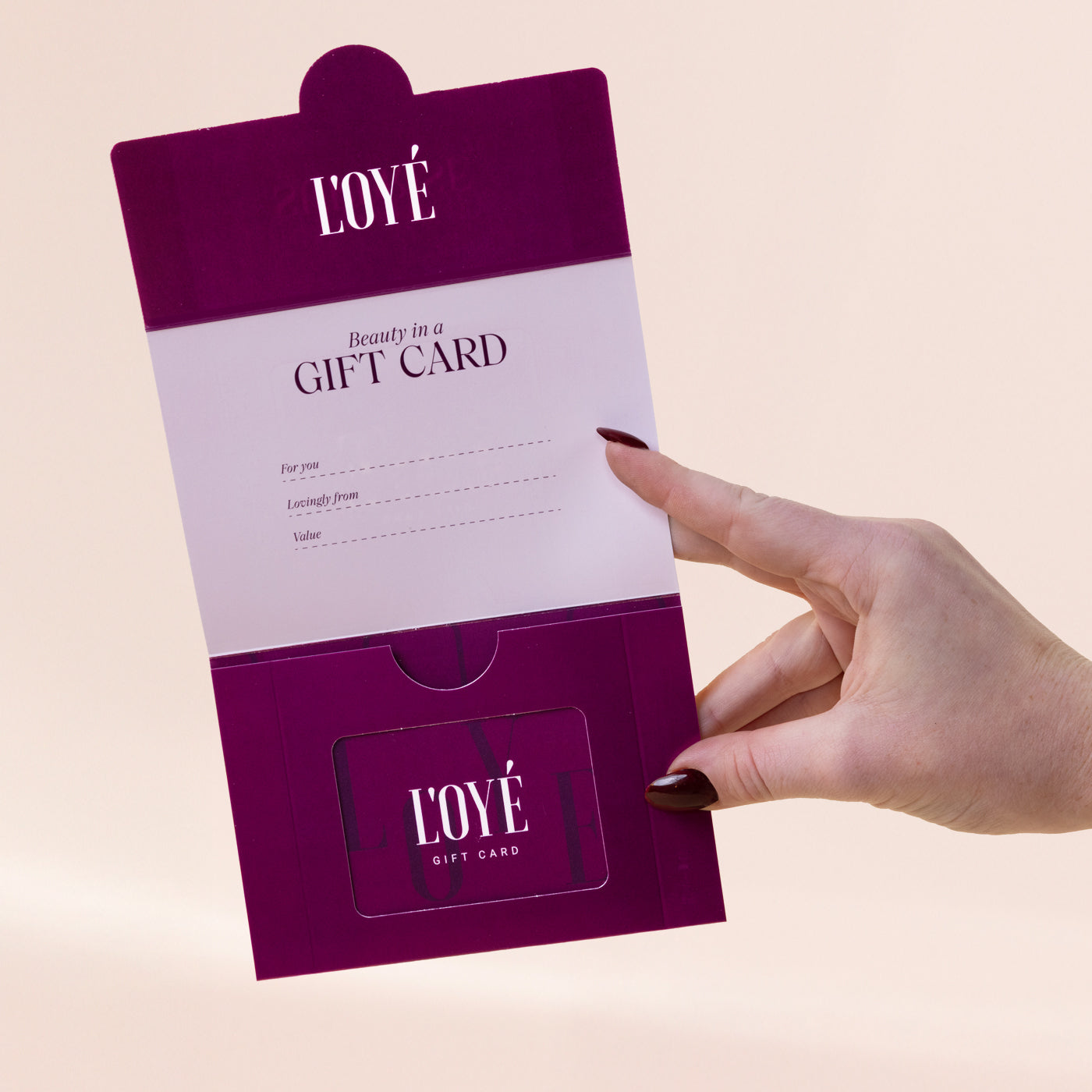 Surprise your loved ones with Beauty in a Gift Card