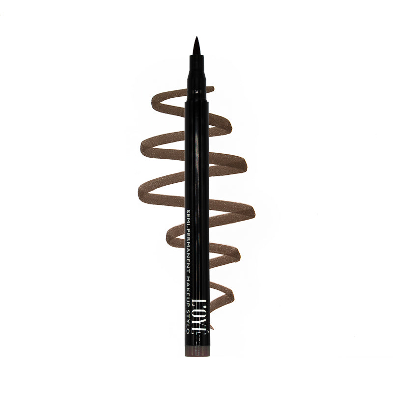 Loye semi-permanente make-up stylo in warme tiramisu-tint – natuurlijke kleur voor eyeliner of wenkbrauwen