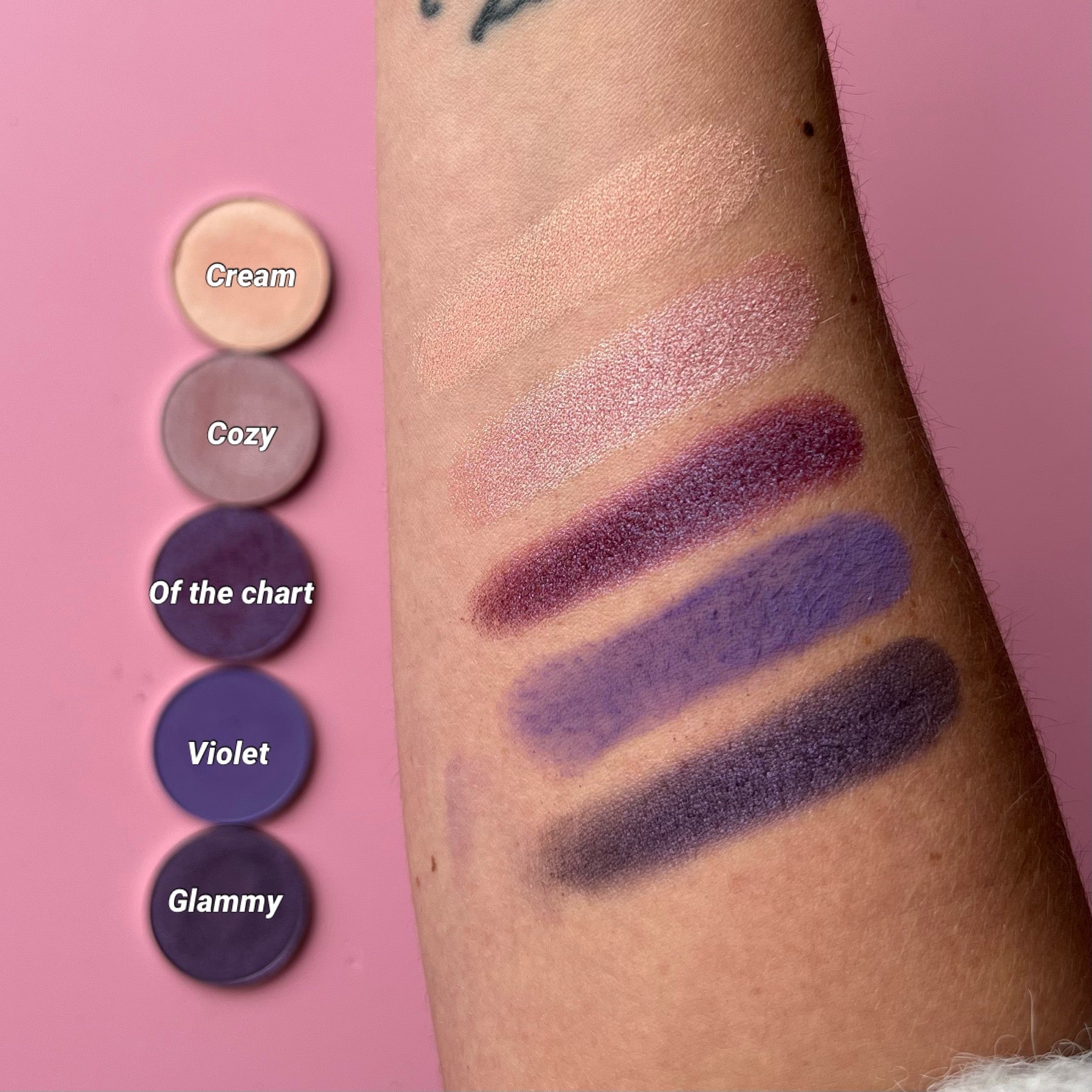 Pressed Eyeshadow Of The Chart