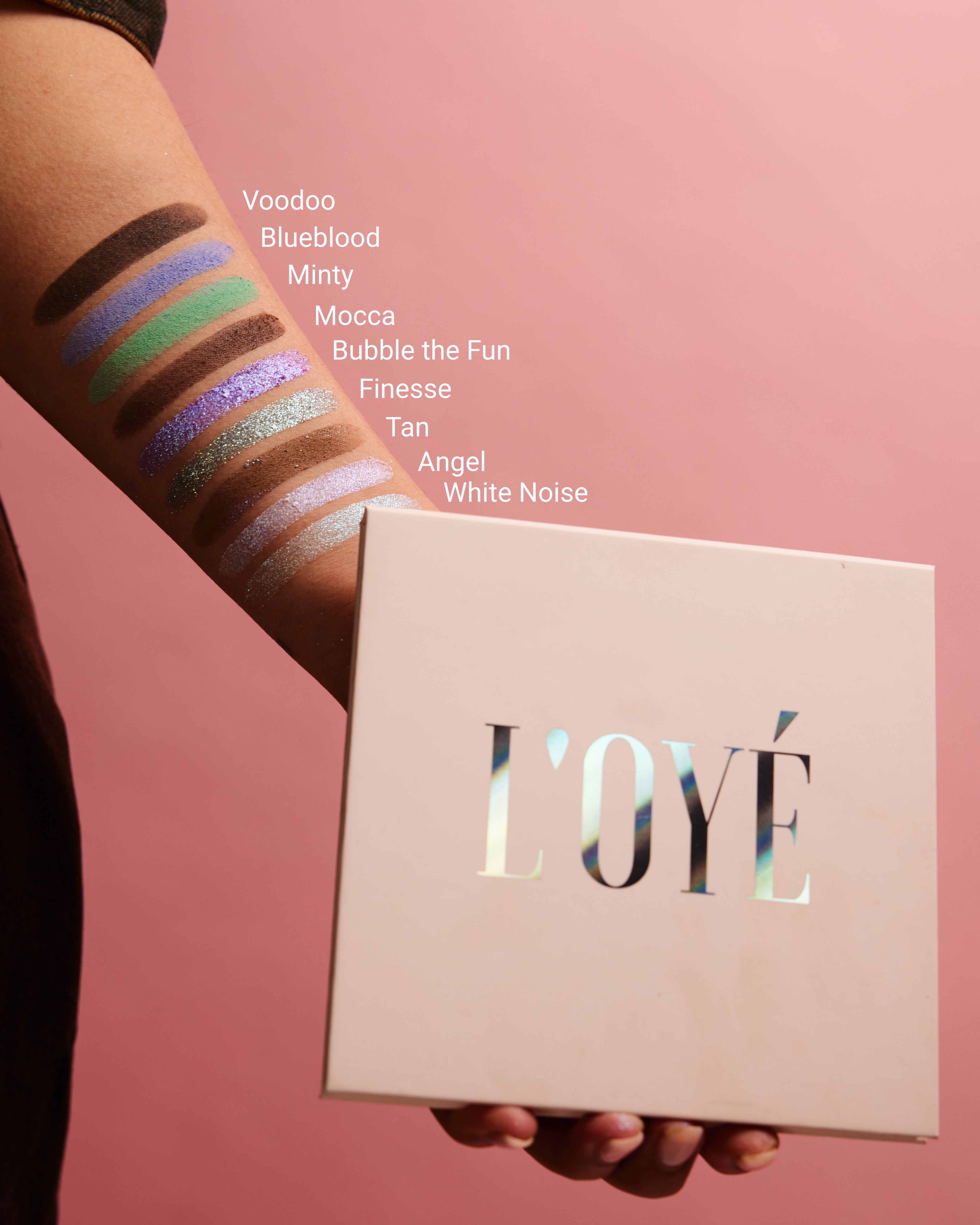 Swatches van de Celestial Stardust bundle