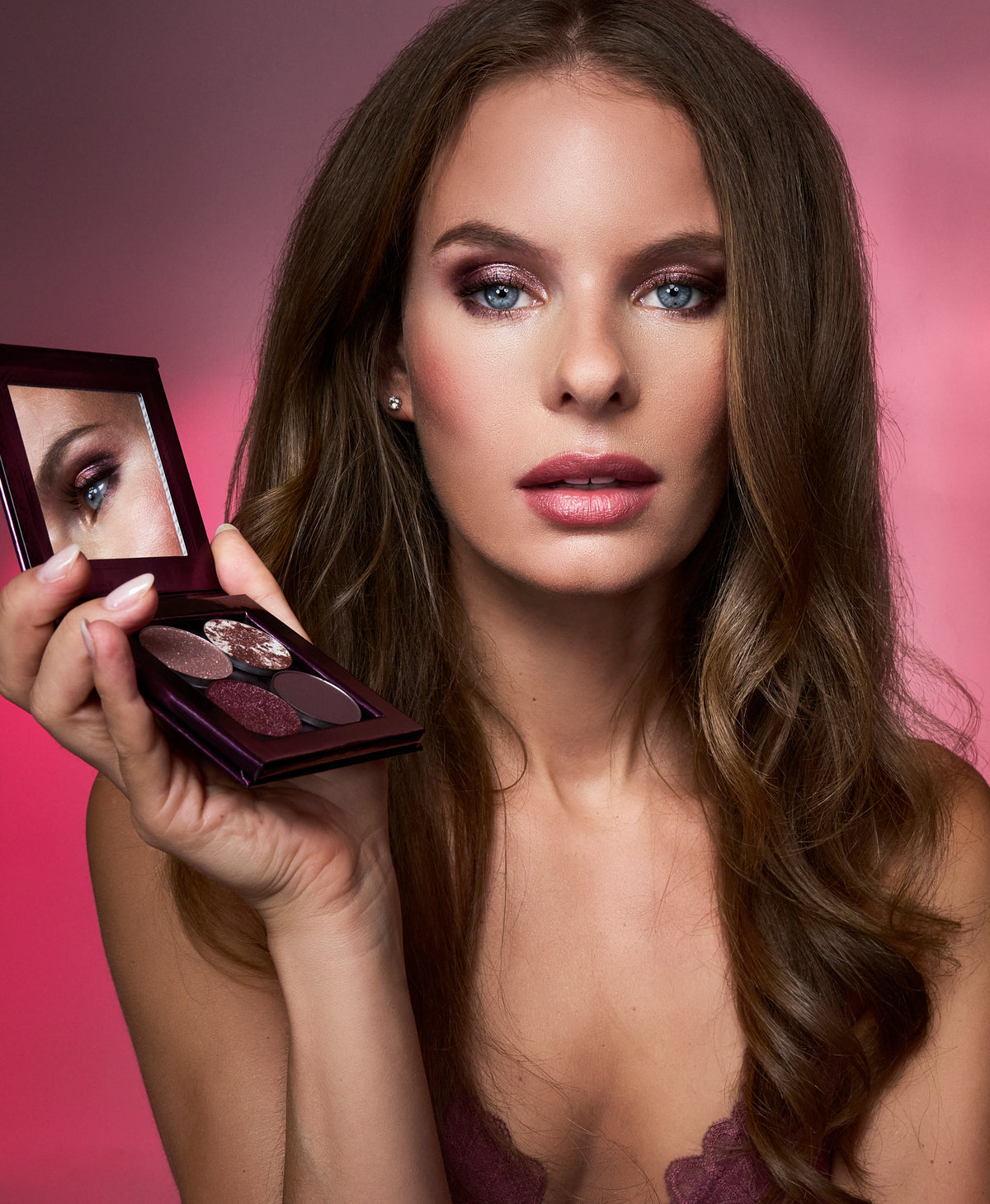 Eyeshadow Rose Theory | Glass Topcoat