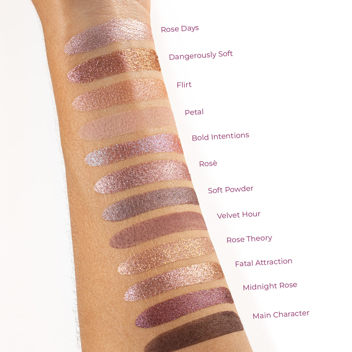 The Rosy Edit Eyeshadow Set | Burgundy Reflections