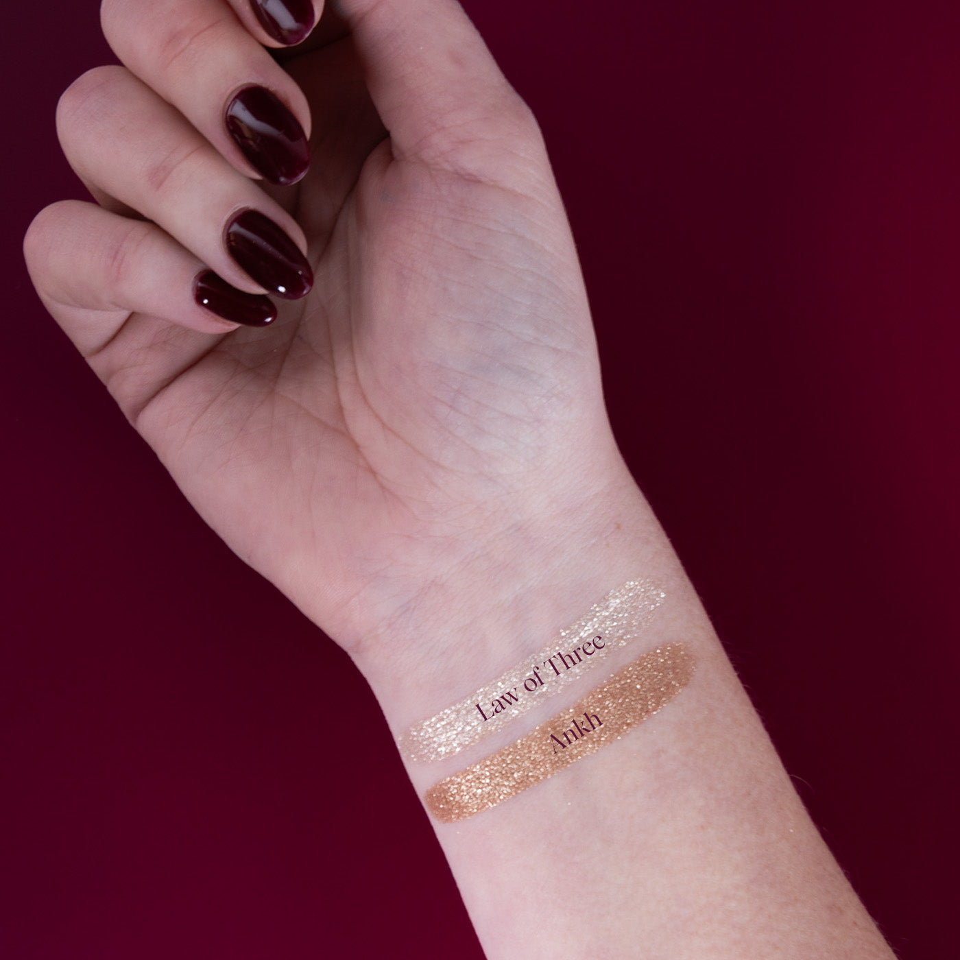 Pressed Eyeshadow Law of Three Swatch