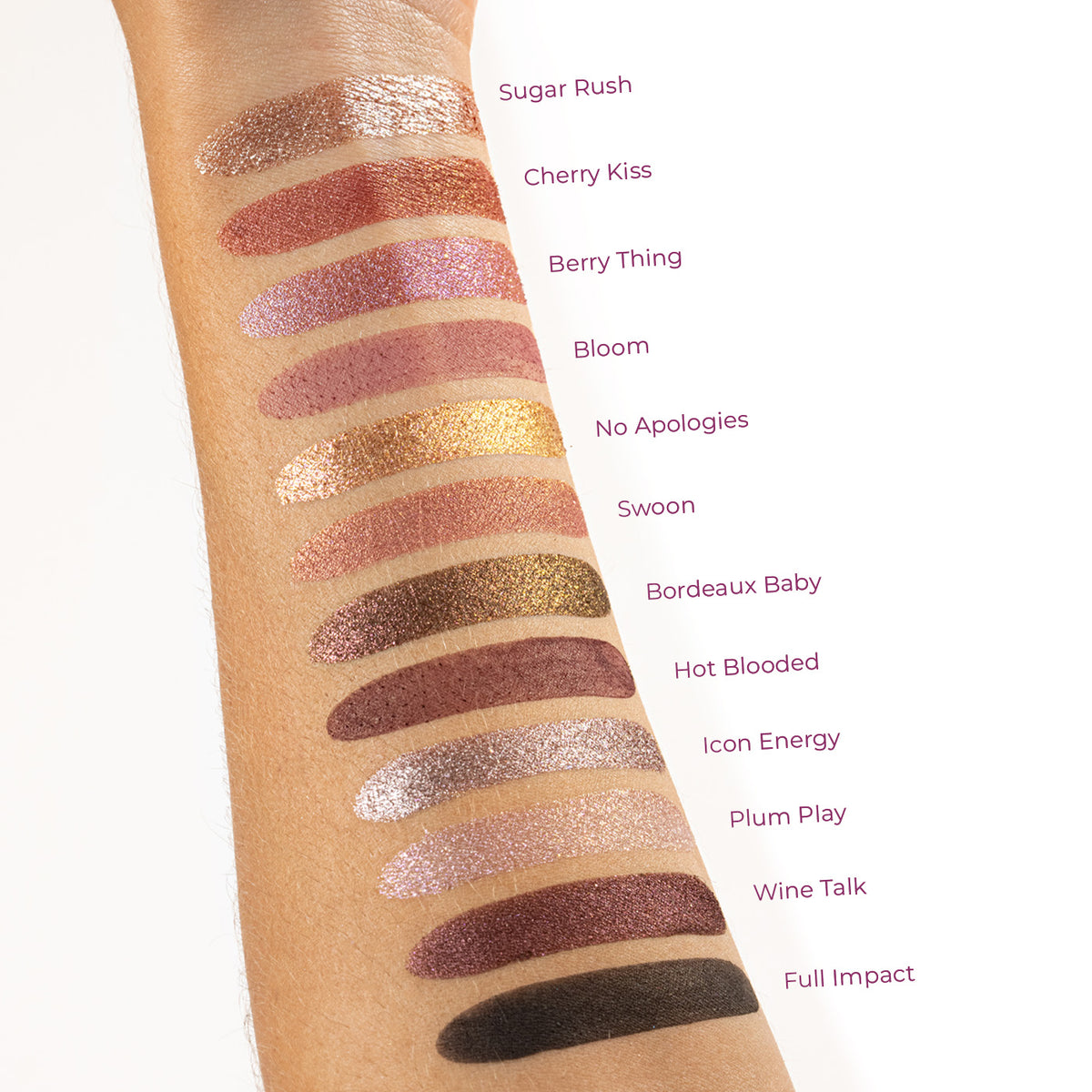 The Sultry Edit Eyeshadow Set | Burgundy Reflections