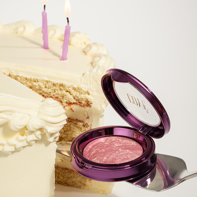Marble Cake Baked Blush Velvet Cherry