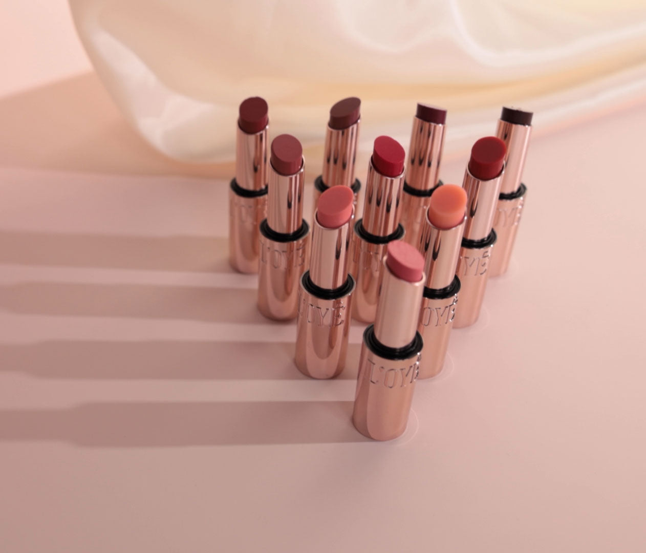 10 Shades of Liptease Lipbalms