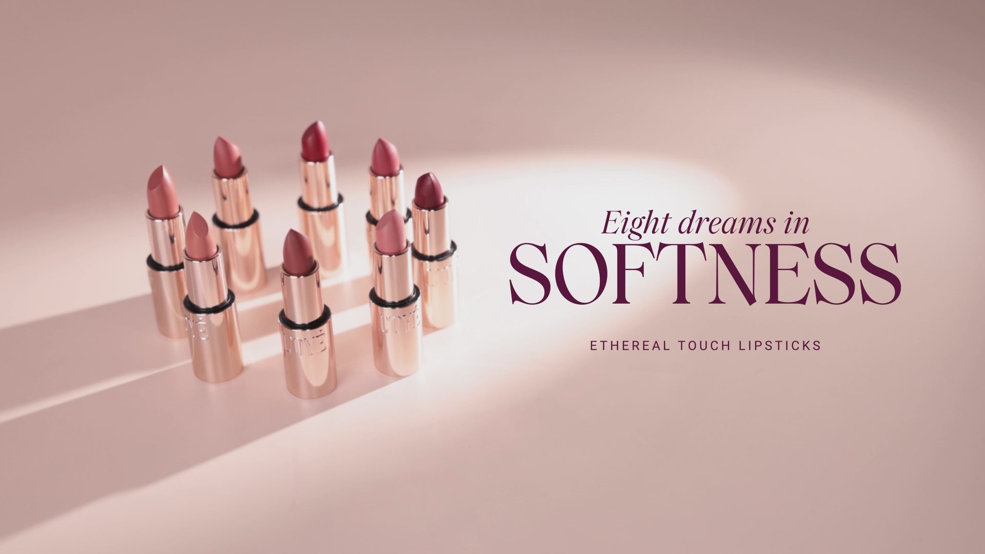 Load video: Ethereal Touch Lipstick Soft-focus demi-mat lipstick