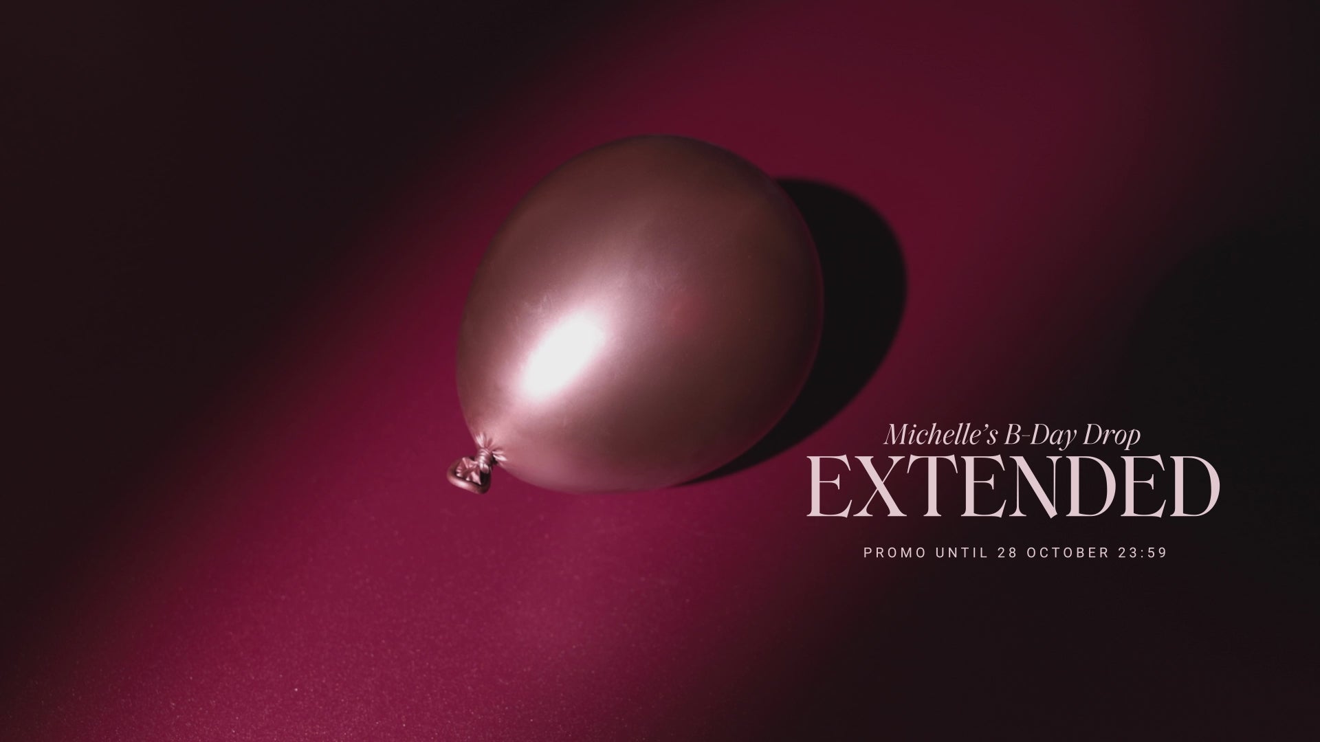 Load video: Michelle&#39;s B-DAY DROP