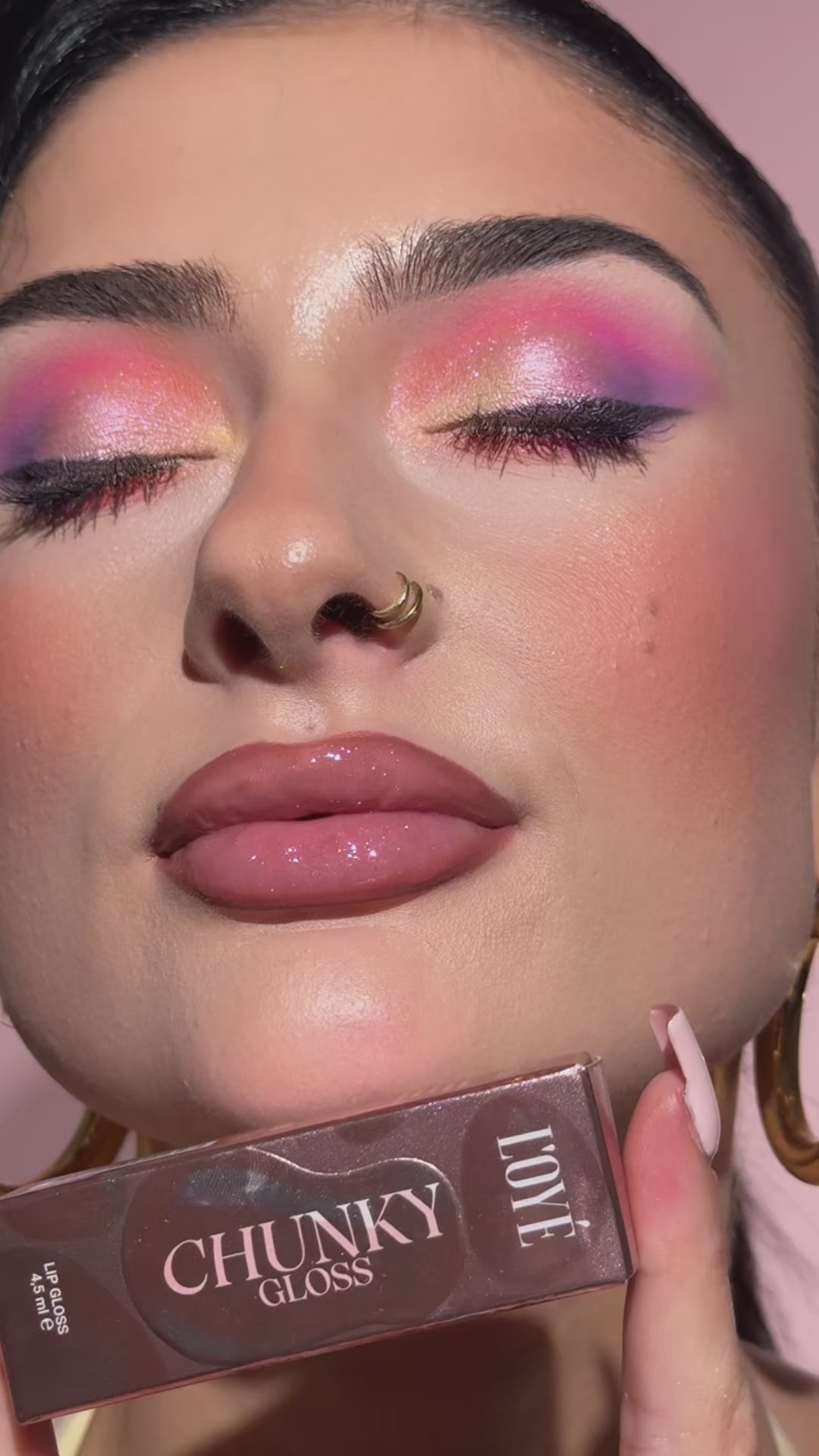 Chunky Gloss Lipgloss Glazed Nude
