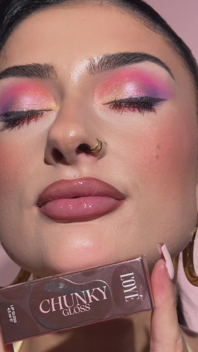 Chunky Gloss Lipgloss Glazed Nude