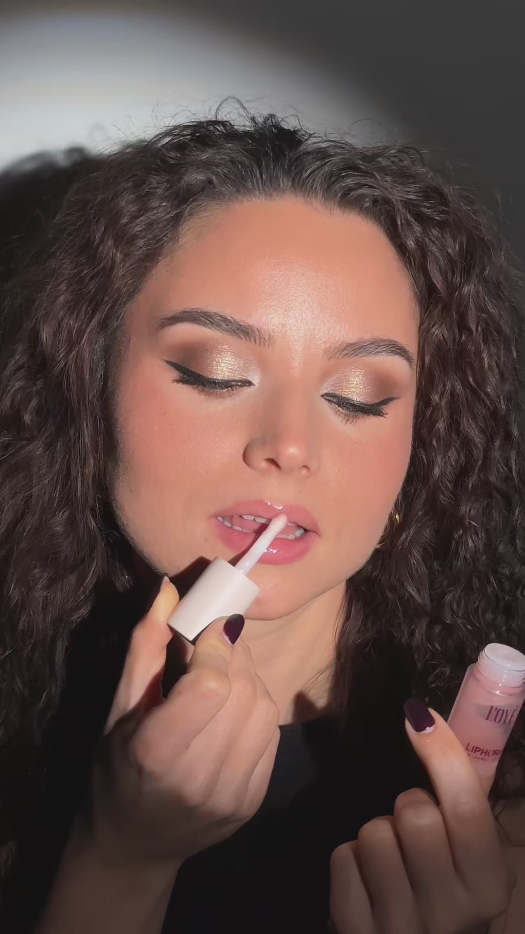 Load video: Liphoria Lip Oil Bare Halo