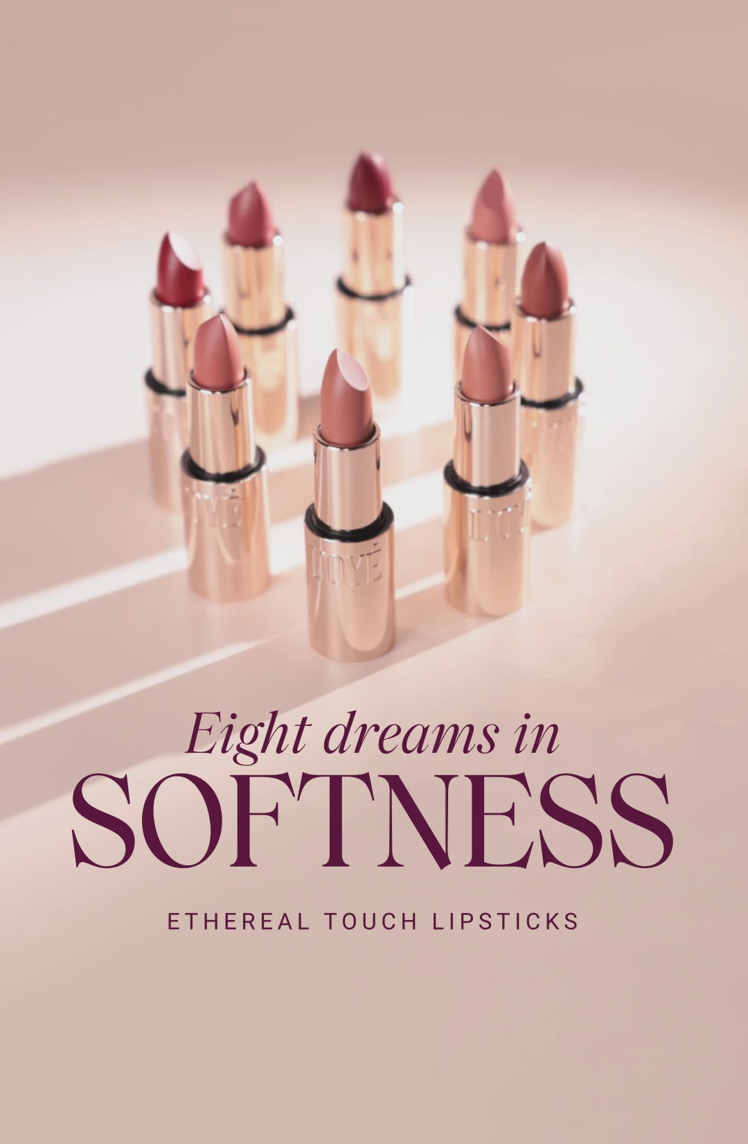 Load video: Ethereal Touch Lipstick Soft-focus demi-mat lipstick