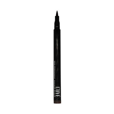 Loye semi-permanente make-up stylo in diepe cigar-tint – warme bruine kleur voor vollere wenkbrauwen