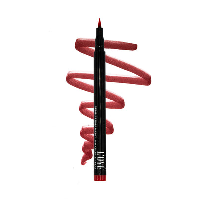 Loye semi-permanente make-up stylo in koningsrood – intense rode kleur voor lipcontour of creatieve eyeliner