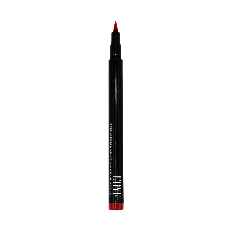Loye semi-permanente make-up stylo in koningsrood – intense rode kleur voor lipcontour of creatieve eyeliner