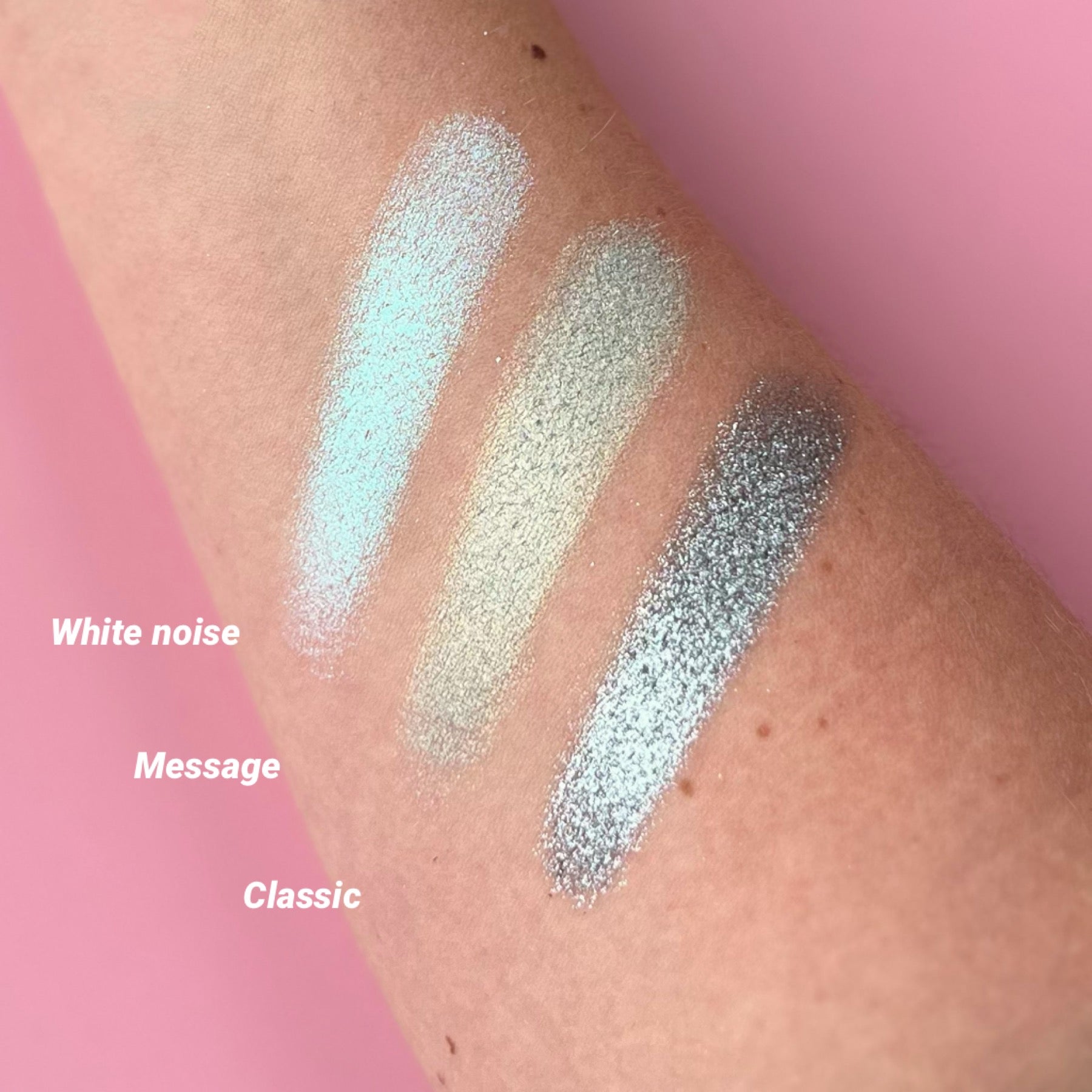 Pressed Eyeshadow Message