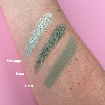 Pressed Eyeshadow Message